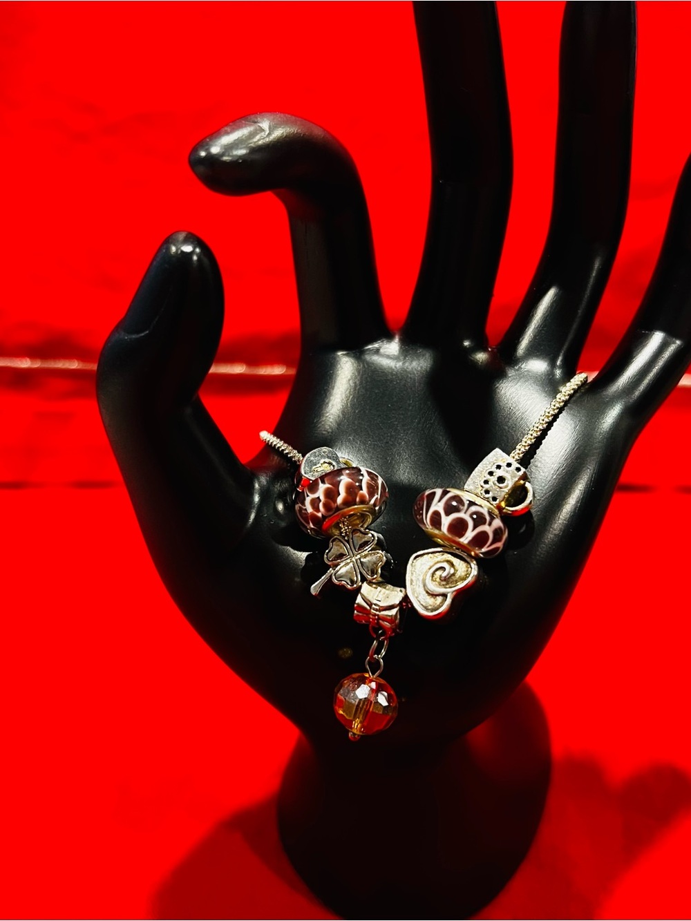 Charm Bead Bracelet - Women's Jewelry